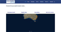 Desktop Screenshot of callpointspatial.com.au